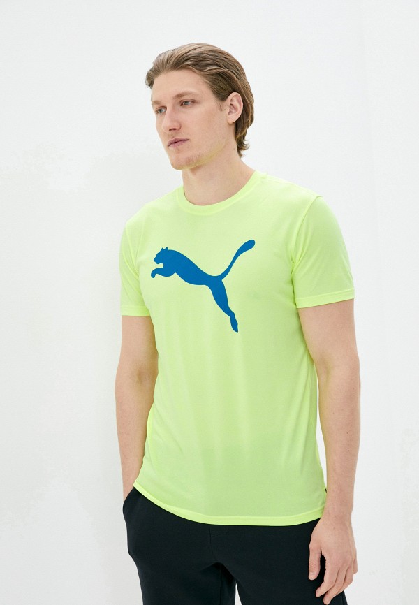 

Футболка спортивная PUMA, Желтый, PUMA Heather Cat Tee