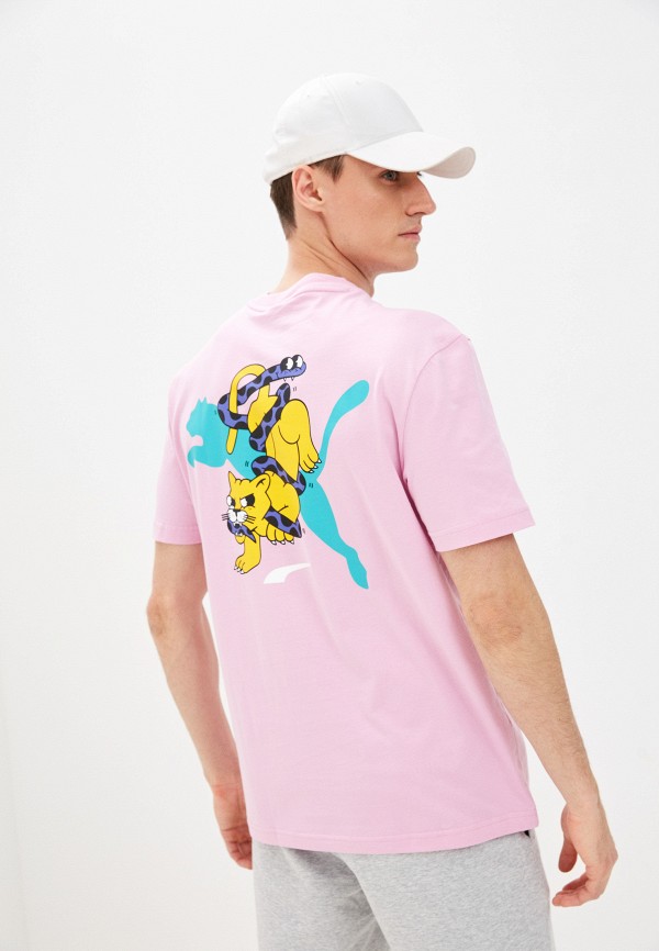 

Футболка PUMA, Розовый, PUMA x AKA BOKU Tee