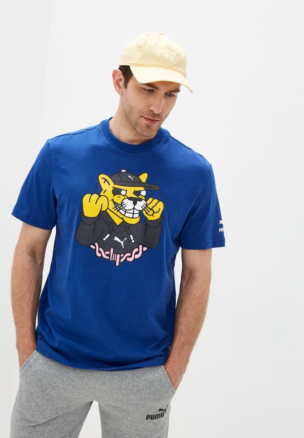 

Футболка PUMA, Синий, PUMA x AKA BOKU Tee