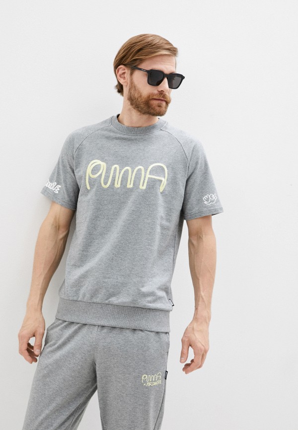 

Футболка PUMA, Серый, PUMA x MR DOODLE SS Crew