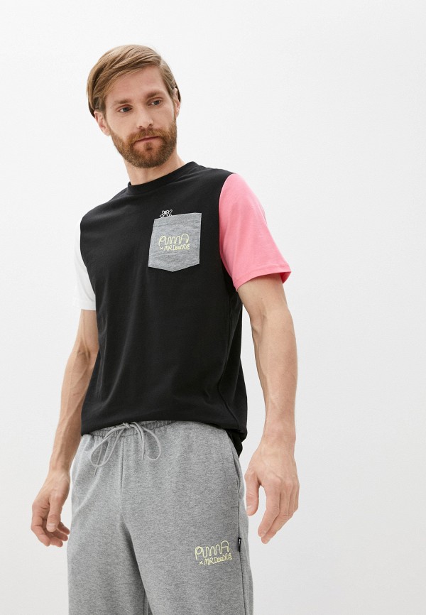 

Футболка PUMA, Черный, PUMA x MR DOODLE Colorblock Tee