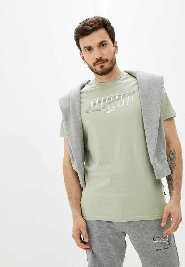 

Футболка PUMA, Зеленый, REBEL Tee