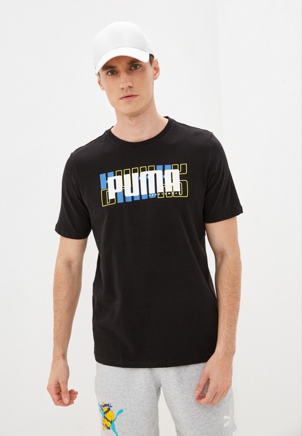 

Футболка PUMA, Черный, ATHLETICS Tee Big Logo