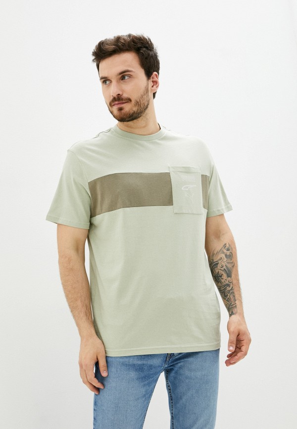 

Футболка PUMA, Зеленый, REBEL Advanced Tee