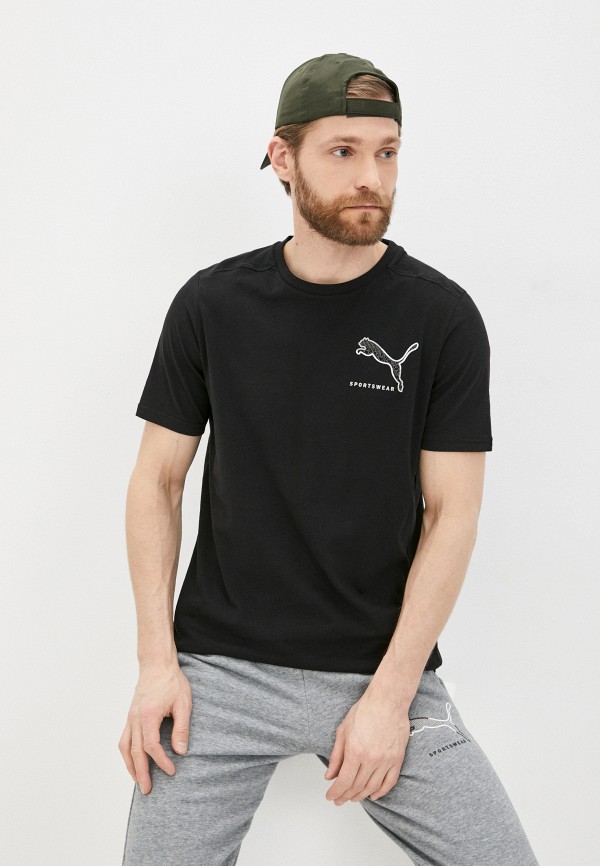 

Футболка PUMA, Черный, ATHLETICS Tee