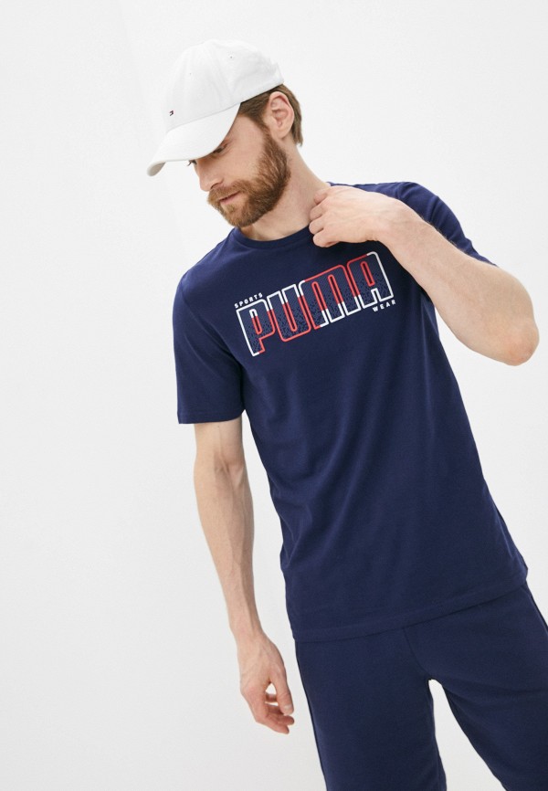 

Футболка PUMA, Синий, PUMA PU053EMMJHF7