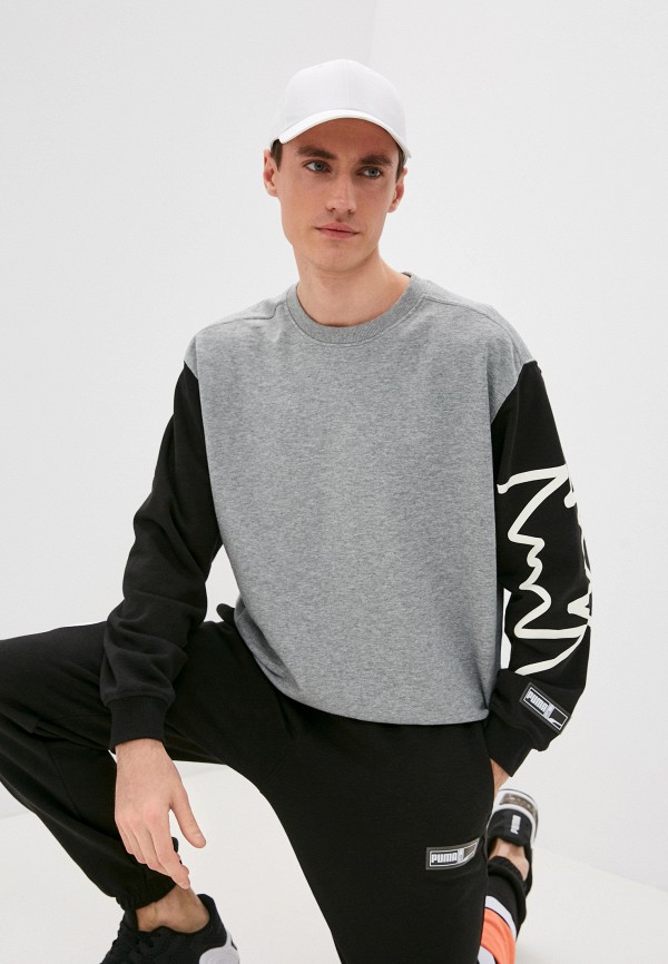 

Свитшот PUMA, Серый, Blocked Crew