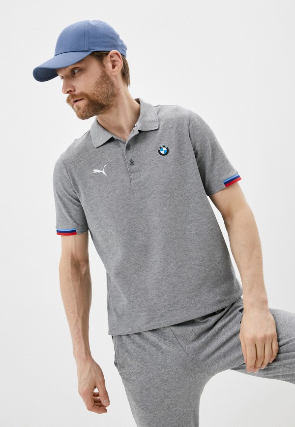 

Поло PUMA, Серый, PUMA PU053EMMJHI8