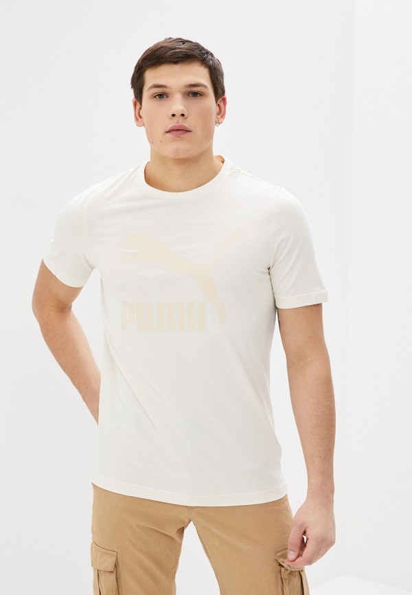 

Футболка PUMA, Бежевый, Classics Logo Tee (s)