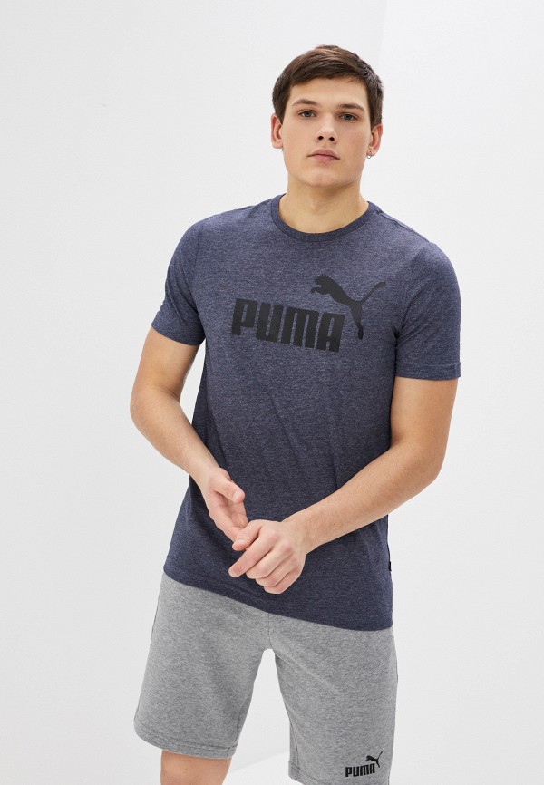 

Футболка PUMA, Синий, ESS Heather Tee