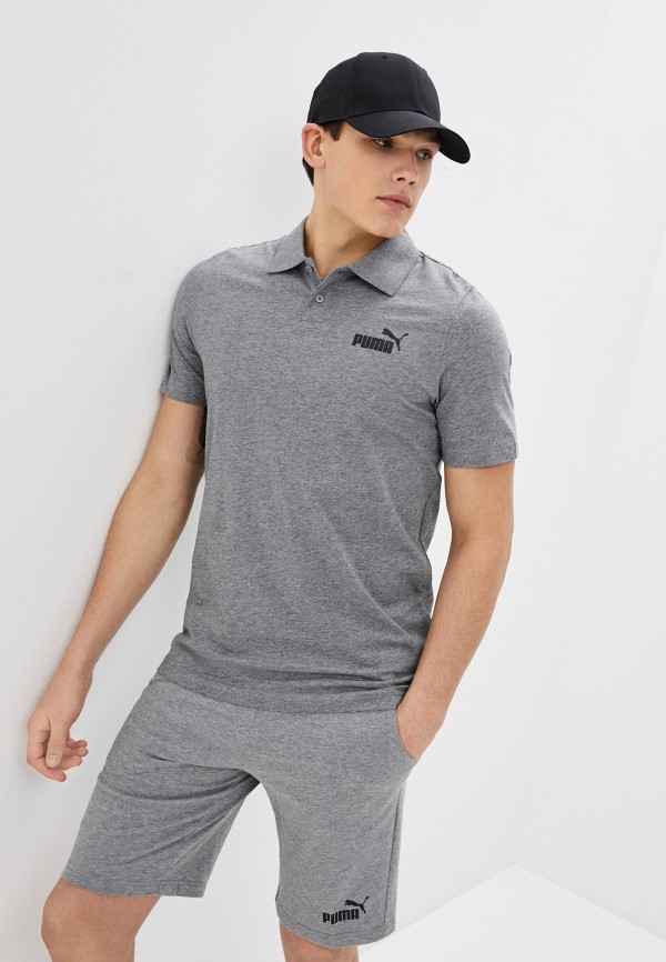 

Поло PUMA, Серый, ESS Jersey Polo
