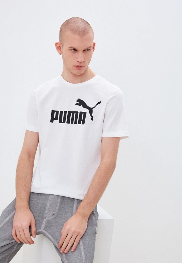 

Футболка PUMA, Белый, ESS Logo Tee