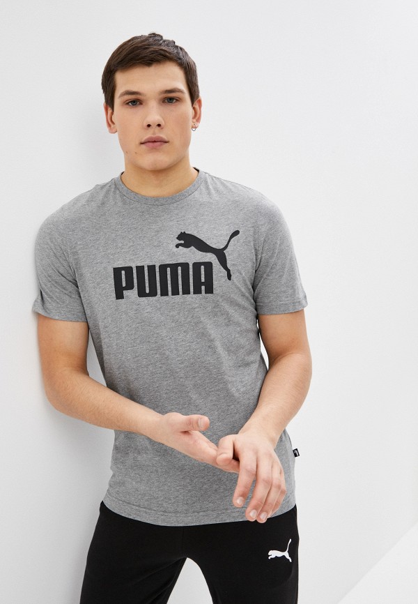 

Футболка PUMA, Серый, ESS Logo Tee