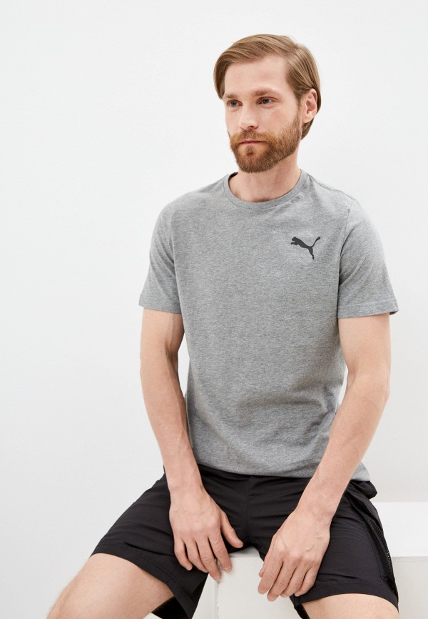 

Футболка PUMA, Серый, ESS Small Logo Tee