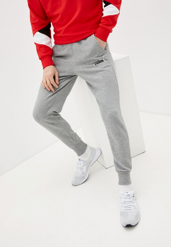 

Брюки спортивные PUMA, Серый, ESS+ 2 Col Logo Pants TR cl
