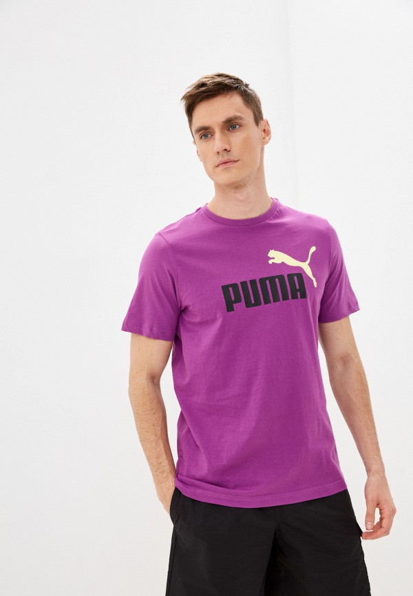 

Футболка PUMA, Фиолетовый, ESS+ 2 Col Logo Tee