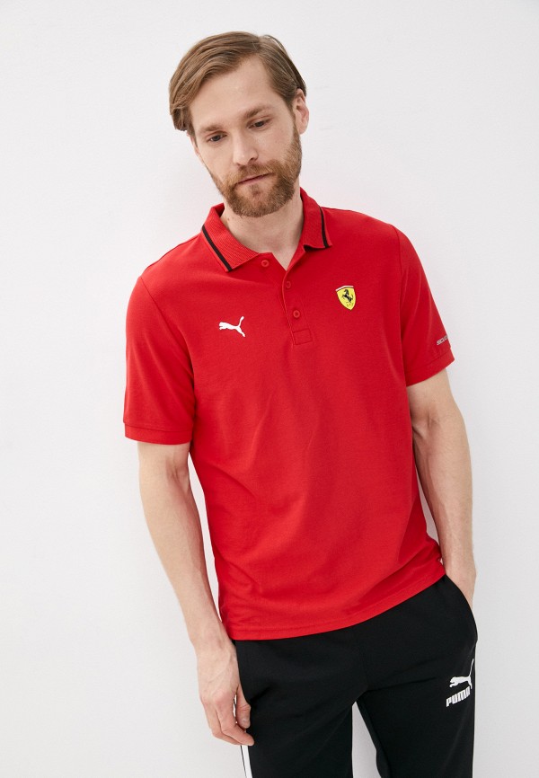 

Поло PUMA, Красный, Ferrari Race Polo