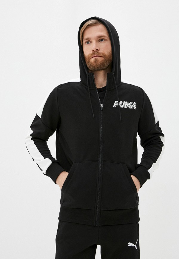 

Толстовка PUMA, Черный, MODERN SPORTS FZ Hoodie