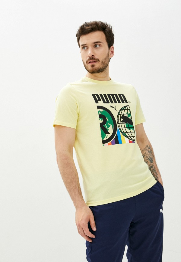 

Футболка PUMA, Желтый, PUMA INTL Tee