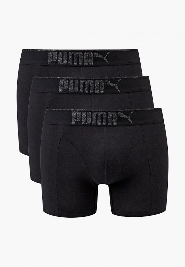 

Трусы 3 шт. PUMA, Черный, PUMA PREMIUM SUEDED COTTON BOXER 3P