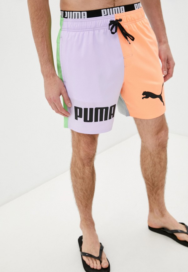 

Шорты для плавания PUMA, Разноцветный, PUMA SWIM MEN COLOR BLOCK MID SHORTS 1P
