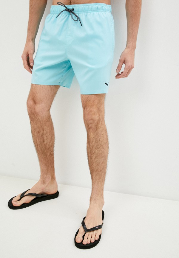 

Шорты для плавания PUMA, Бирюзовый, PUMA SWIM MEN MEDIUM LENGTH SWIM SHORTS 1P
