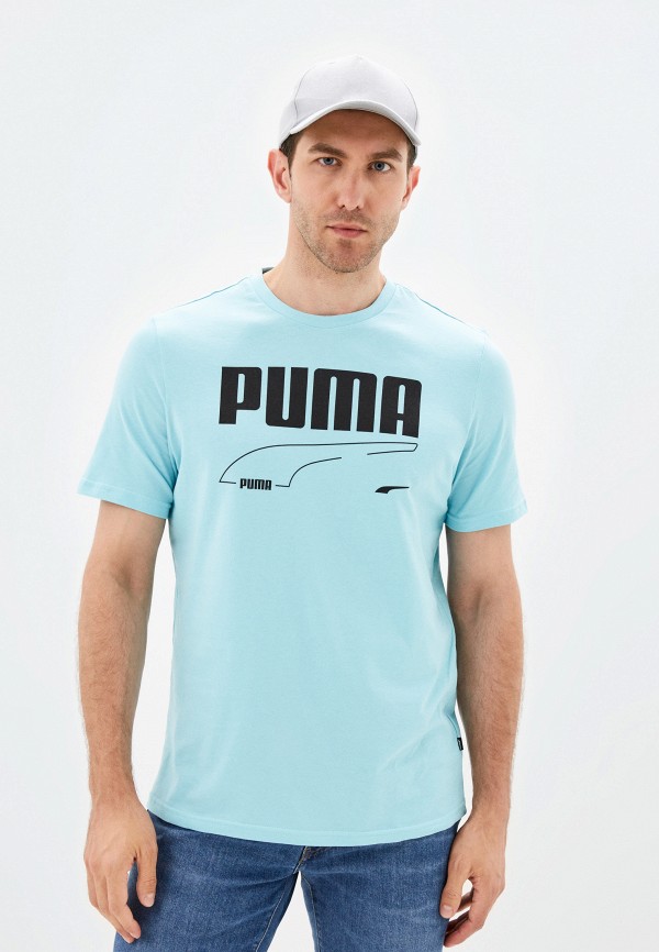 

Футболка PUMA, Бирюзовый, REBEL Tee