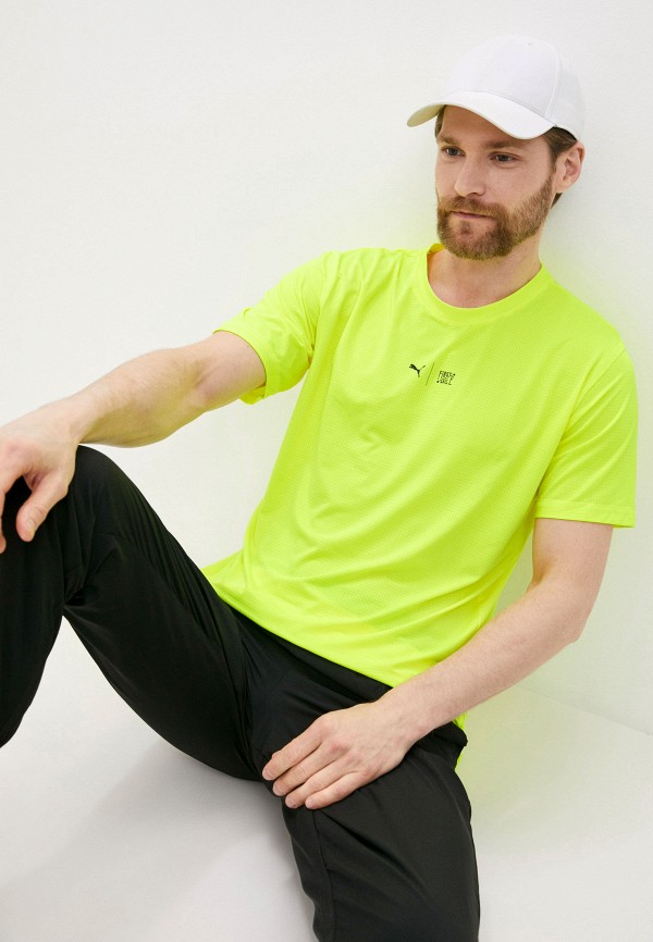 

Футболка спортивная PUMA, Желтый, TRAIN FIRST MILE SS TEE