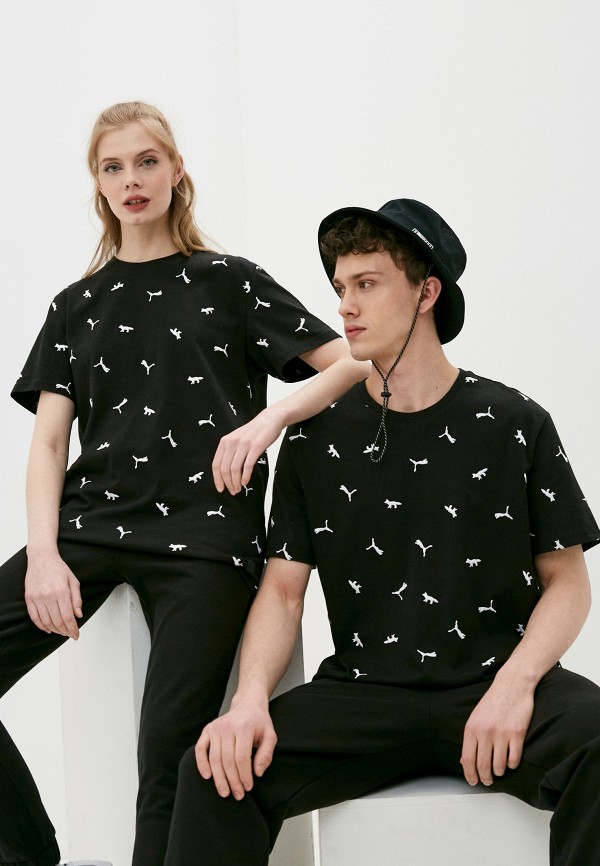 

Футболка PUMA, Черный, PUMA x MAISON KITSUNE AOP Tee