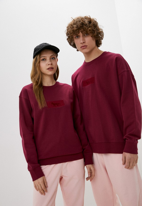 

Свитшот PUMA, Бордовый, PUMA x MAISON KITSUNE Crew