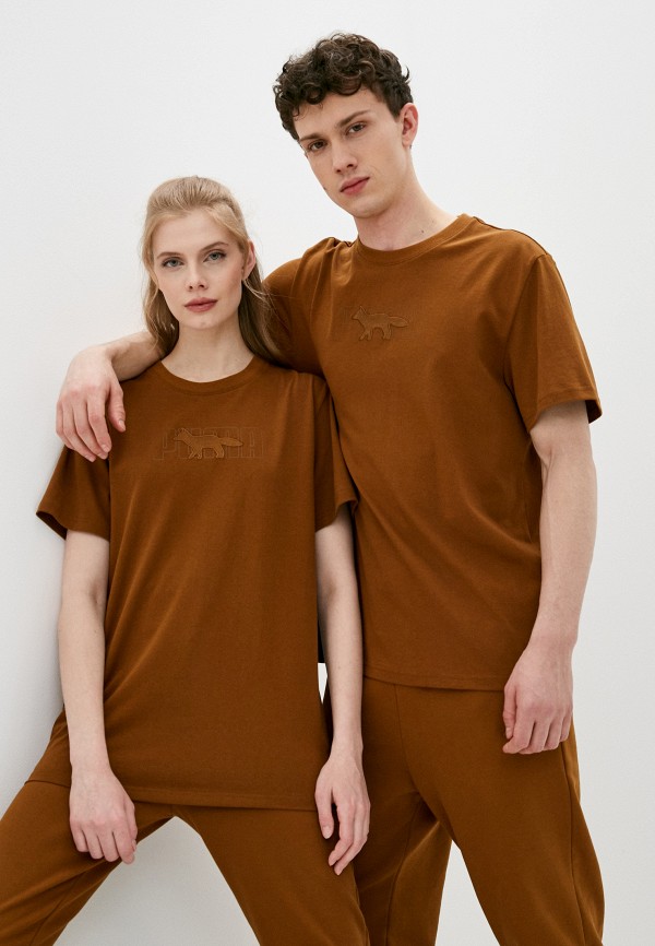 

Футболка PUMA, Коричневый, PUMA x MAISON KITSUNE Oversized Tee