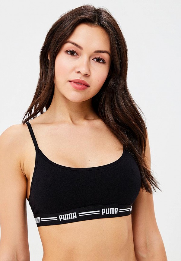 

Топ спортивный PUMA, Черный, ICONIC CASUAL BRALETTE