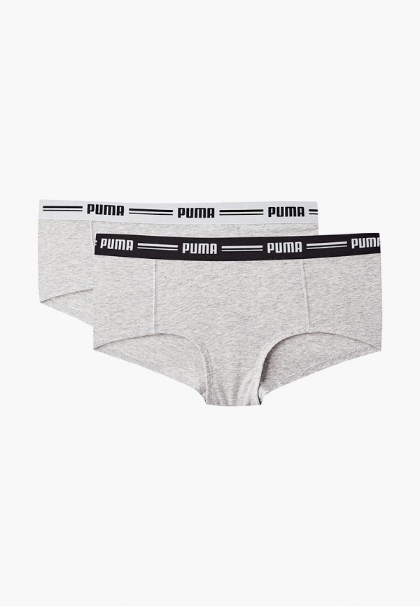 

Комплект PUMA, Серый, PUMA ICONIC MINI SHORT 2P