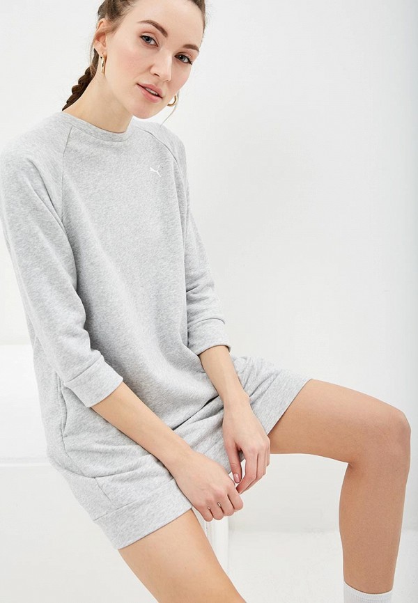 

Платье PUMA, PUMA PU053EWDZRU8, Серый