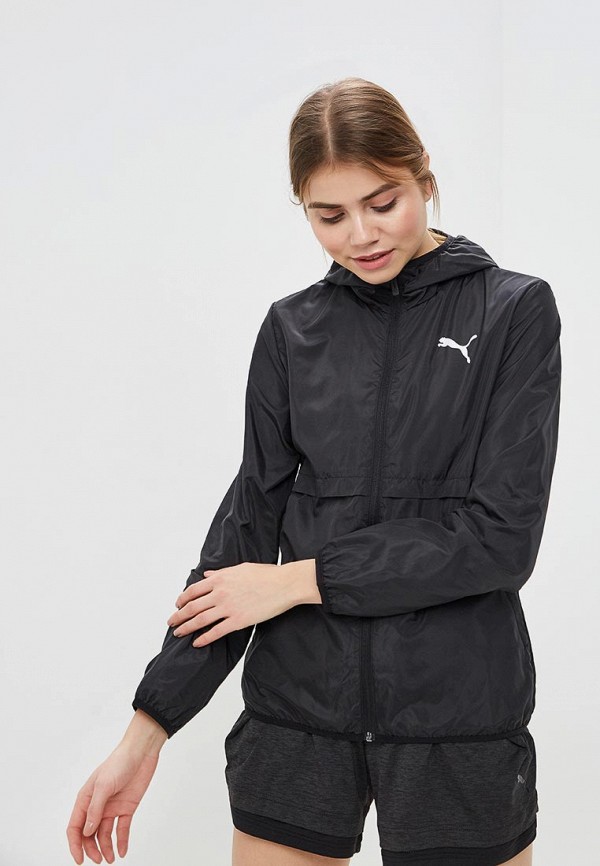 

Ветровка PUMA, Windbreaker (solid, Черный
