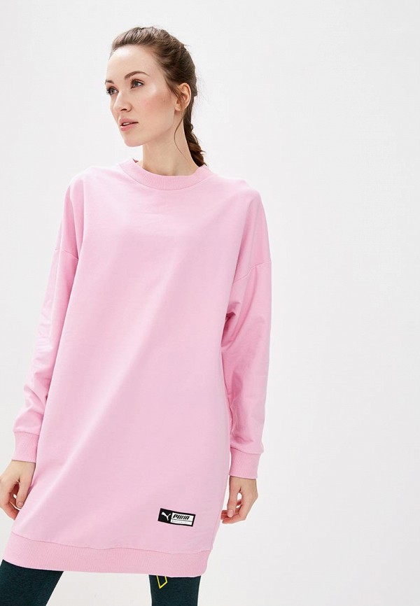 

Свитшот PUMA, TZ Long Crew, Розовый