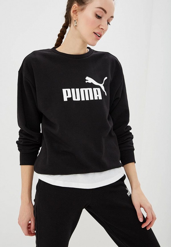 

Свитшот PUMA, ESS Logo Crew Sweat TR, Черный