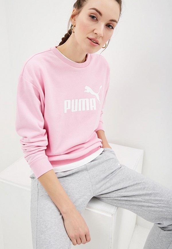 

Свитшот PUMA, ESS Logo Crew Sweat TR, Розовый