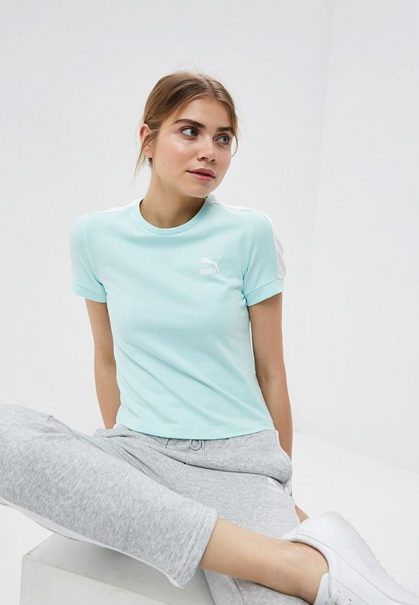 

Футболка PUMA, PUMA PU053EWDZSC9, Бирюзовый