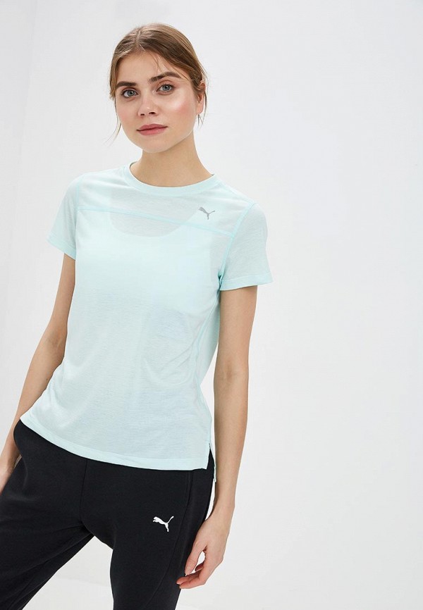 

Футболка спортивная PUMA, S/S Tee W, Бирюзовый