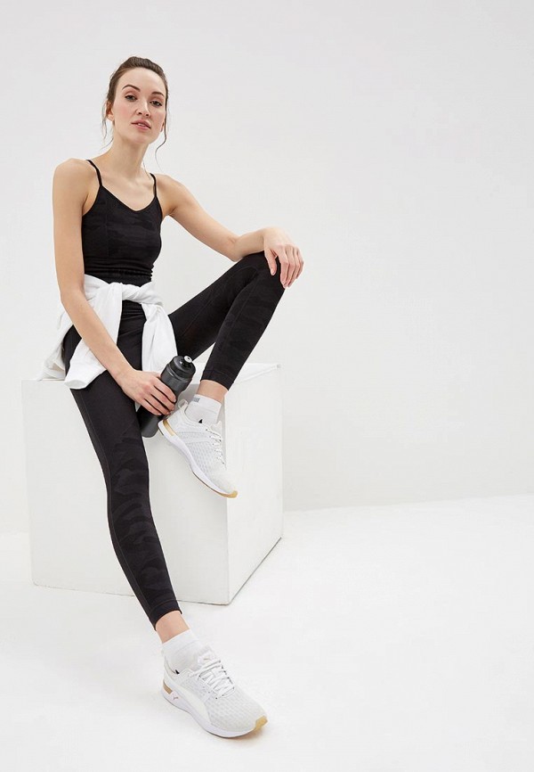 

Топ спортивный PUMA; PUMA PU053EWDZSQ9, Черный