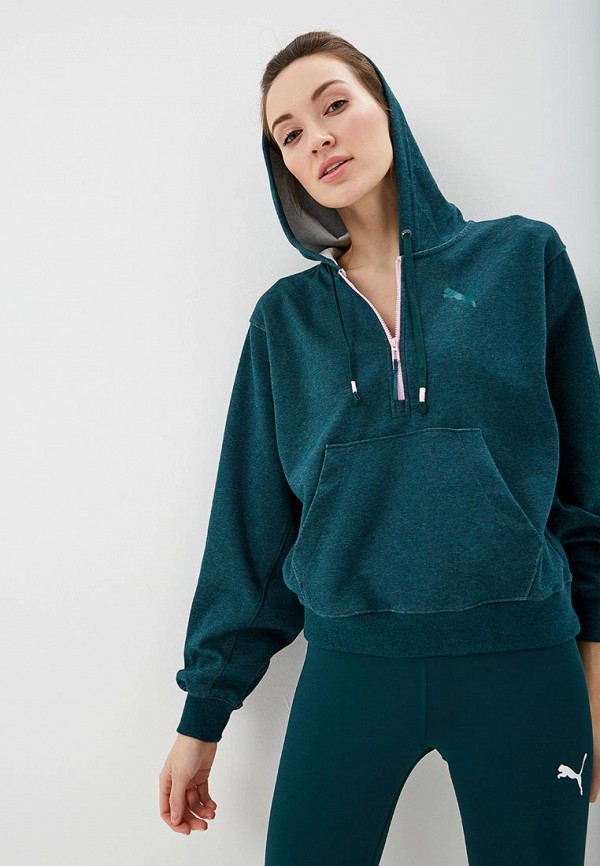 

Худи PUMA, PUMA PU053EWDZST3, Зеленый