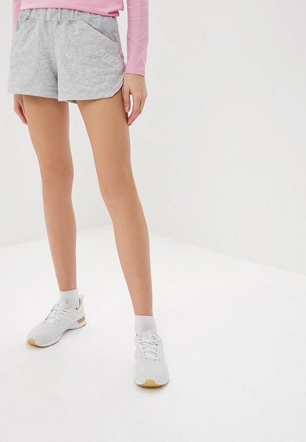 

Шорты спортивные PUMA, Yogini 3" Short, Серый