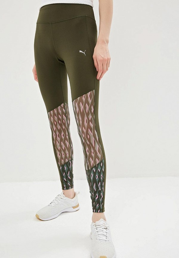 

Тайтсы PUMA, PUMA PU053EWFDXG4, Хаки