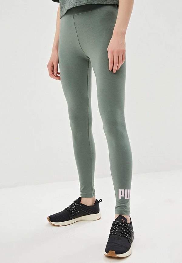 

Леггинсы PUMA, ESS Logo Leggings, Зеленый