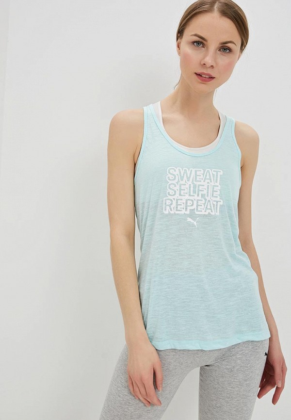 

Майка спортивная PUMA, Бирюзовый, Essential drirelease Tank
