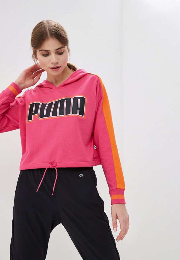 

Худи PUMA, Rebel Reload Cropped Hoodie, Розовый