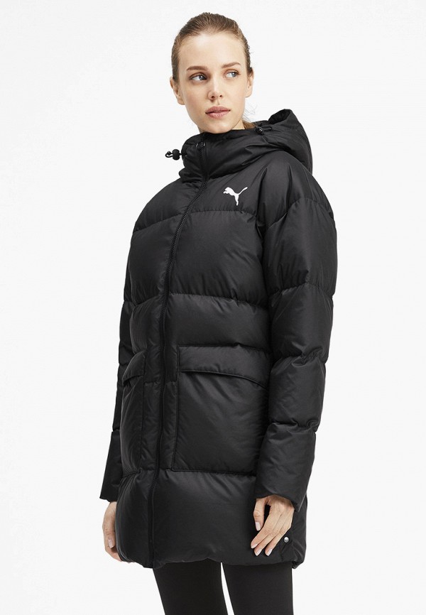 

Пуховик PUMA, Черный, 450 Long Hooded Down Coat