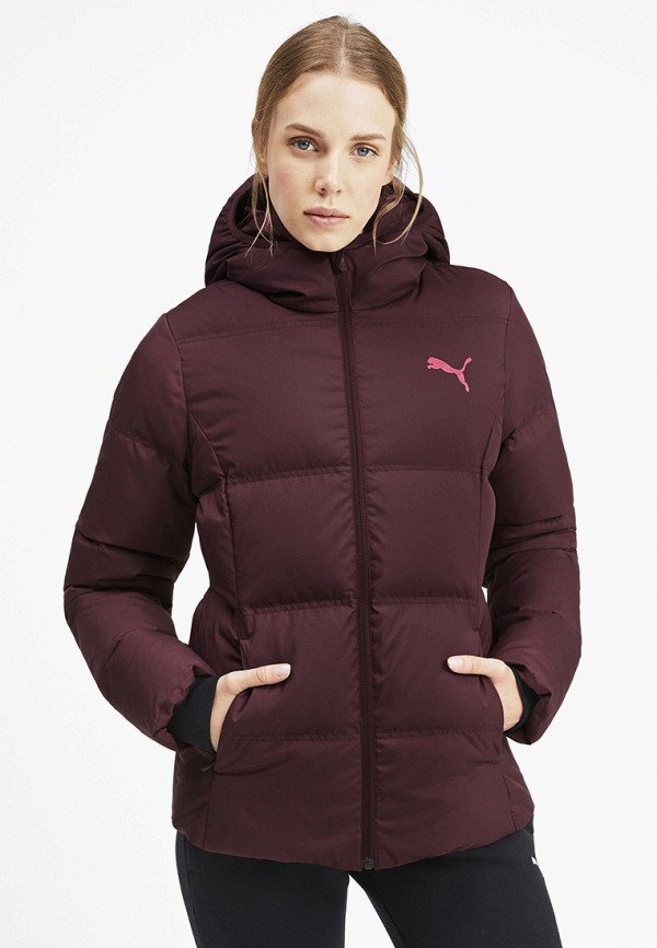 

Пуховик PUMA, Бордовый, Essentials 400 Down Hooded Jacket