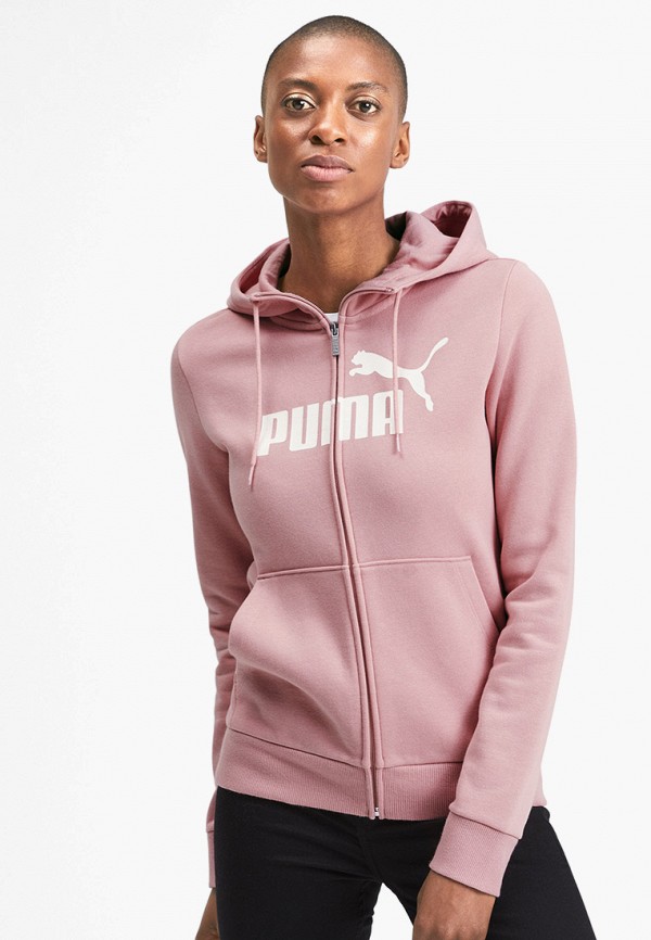 

Толстовка PUMA, Розовый, ESS Logo Hooded Jacket FL